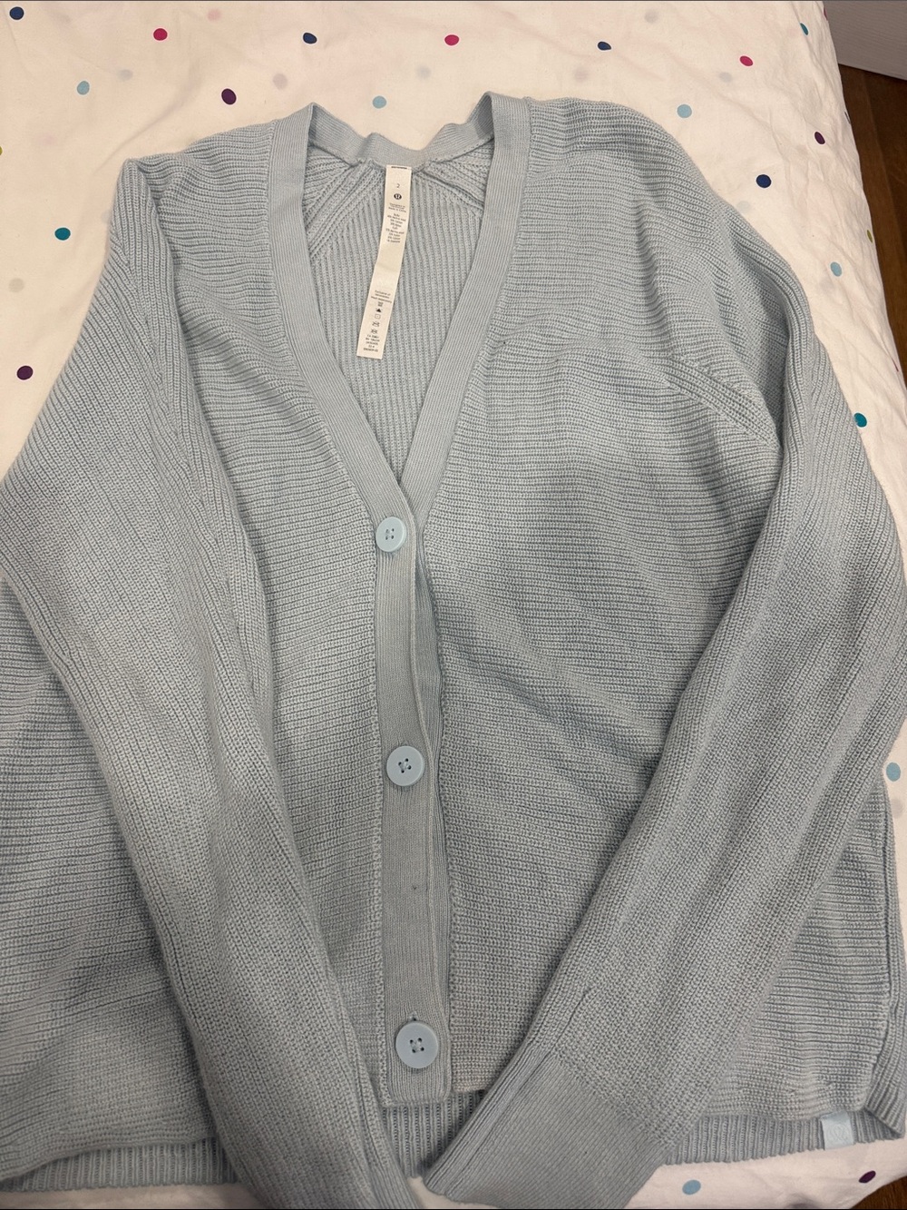 lululemon athletica merino wool-blend cardigan